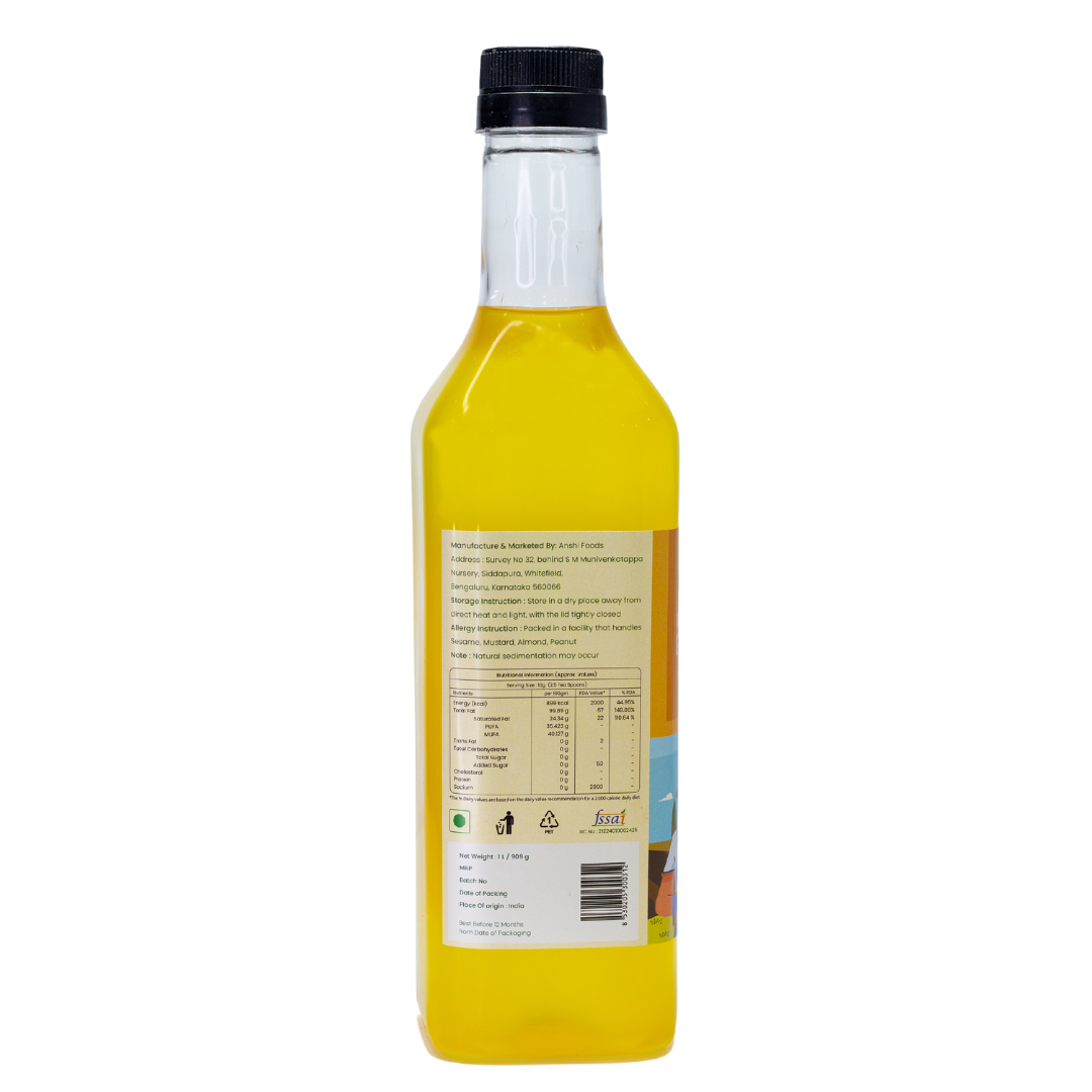 Nutriwood Wood Pressed Groundnut Oil | Traditional Wood Pressed Peanut Cooking Oil | Kolhu/Kacchi Ghani/Chekku | Pure, Natural and Healthy Wood Pressed Groundnut Oil for Cooking
